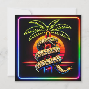Invitation Neon Miami Nights opulence Diamant