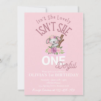 Invitation N'est-ce pas qu'elle est adorable n'est-elle pas O