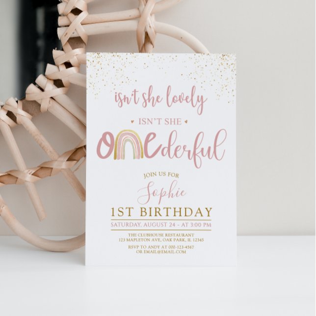 Invitation N'est-elle pas un seul anniversaire délirant Boho  (Créateur téléchargé)