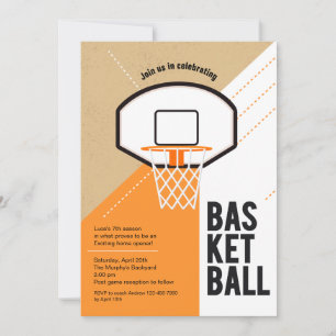 Invitation Net De Basketball