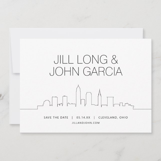 Invitation Nettoyer et enregistrer la date (Devant)