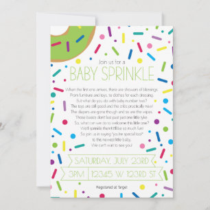 Invitation Neutral Baby Sprinkle