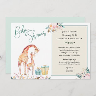 Invitation neutre de genre de baby shower de