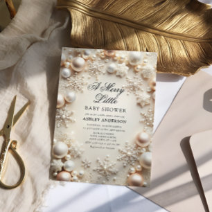 Invitation Neutre Un Joyeux Petit Baby shower