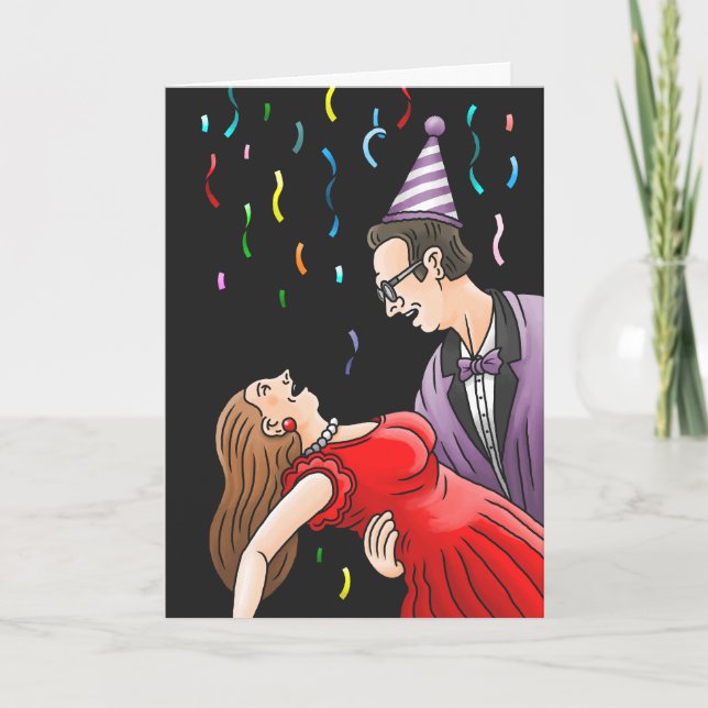 Invitation New Years Eve Confetti Party (Devant)