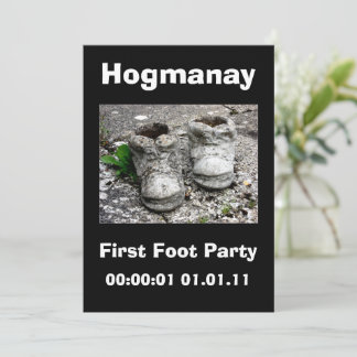 Invitation New Years Eve Scottish Hogmanay Party