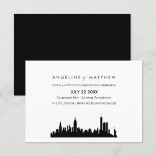 Invitation New York City Skyline Cityscape