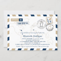 New York et New Jersey Airmail | Fête des mariées