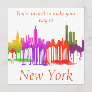 INVITATION NEW YORK, MAGMAS D'HORIZON DE NY -