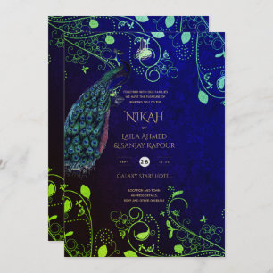 Invitation NIKAH Galaxy Mariage Inviter la calligraphie islam