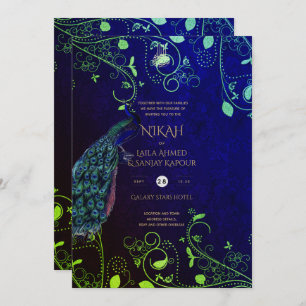 Invitation NIKAH Galaxy Mariage Inviter la calligraphie islam