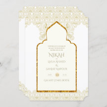 NIKAH - Invitat Mariage d'or de la mosquée islamiq