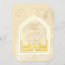 NIKAH - Mariage d'or de la mosquée islamique