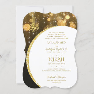 Invitation Nikah Wedding Invite   Moderne de la Walimah islam