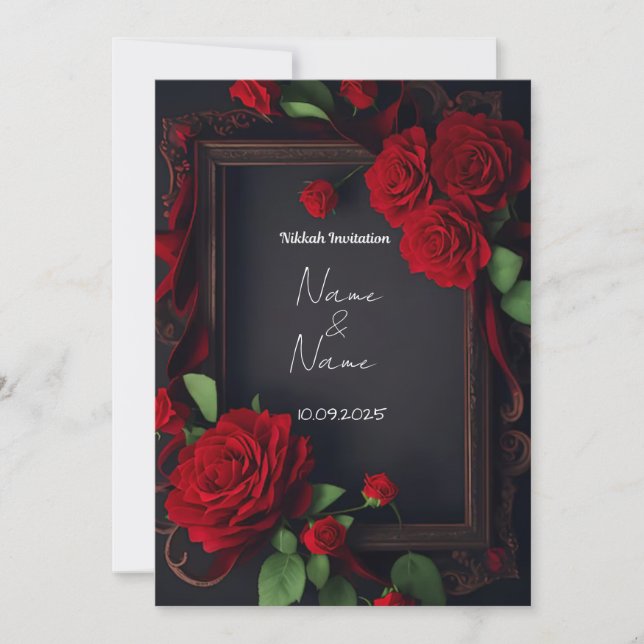 Invitation Nikkah (Devant)