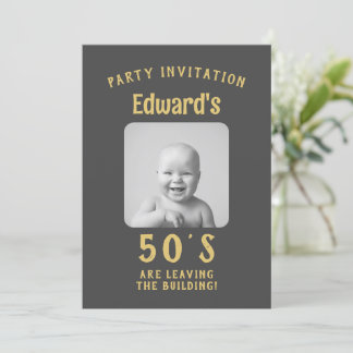 Invitation N'importe quel âge drôle Anniversaire