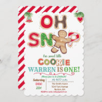 N'IMPORTE QUEL ÂGE - Oh Snap Gingerbread Invitatio