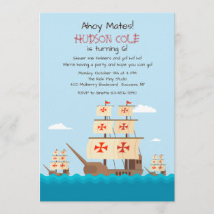 Invitation Niña, Pita et Père Noël Maria