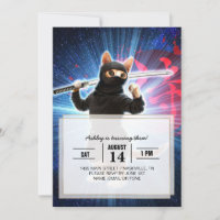 Ninja Chat dans l'espace.