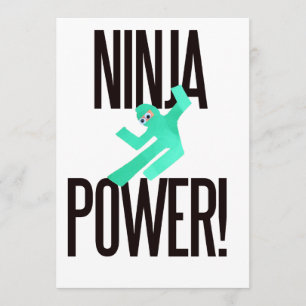 Invitation Ninja Power