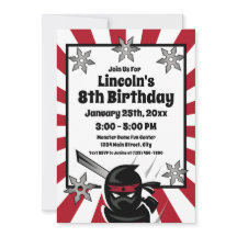 Ninja Samurai Guerrier Enfants garçons fête d'anni