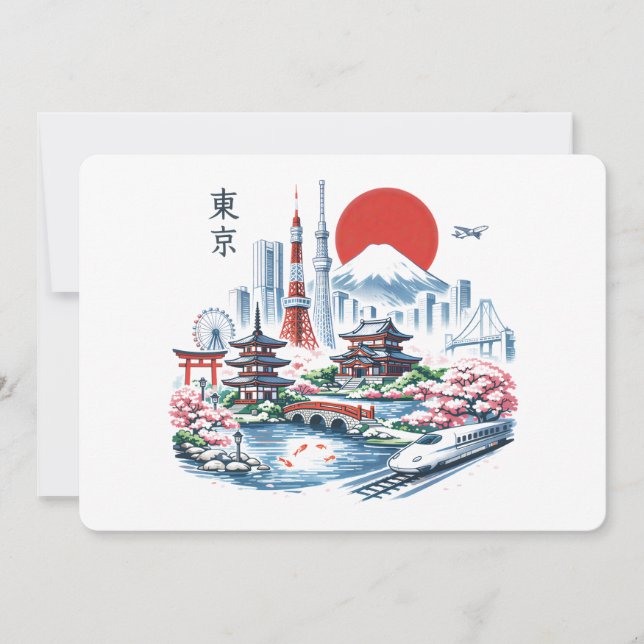 Invitation Nippon Sakura Tokyo Sakura  (Devant)