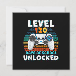Invitation Niveau 120 Jours D'école Débloqué