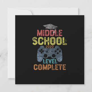 Invitation Niveau Collège Complété 2020