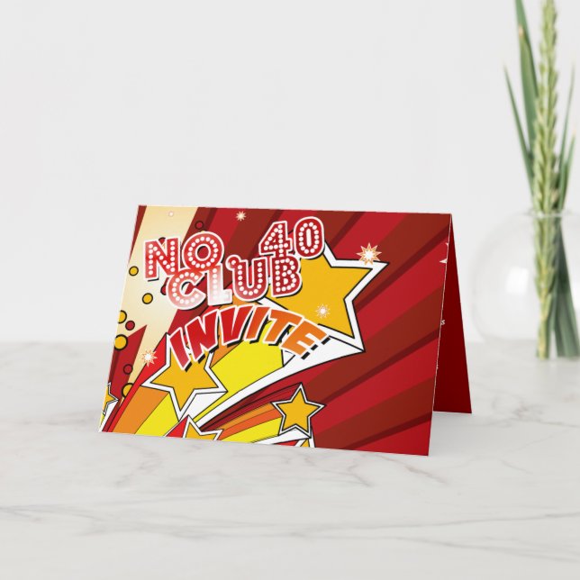 Invitation No.40 Club (Devant)