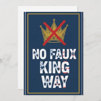 Invitation No Faux King Way