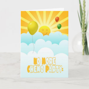 Invitation No More Chemo Balloons et Sunshine Invite