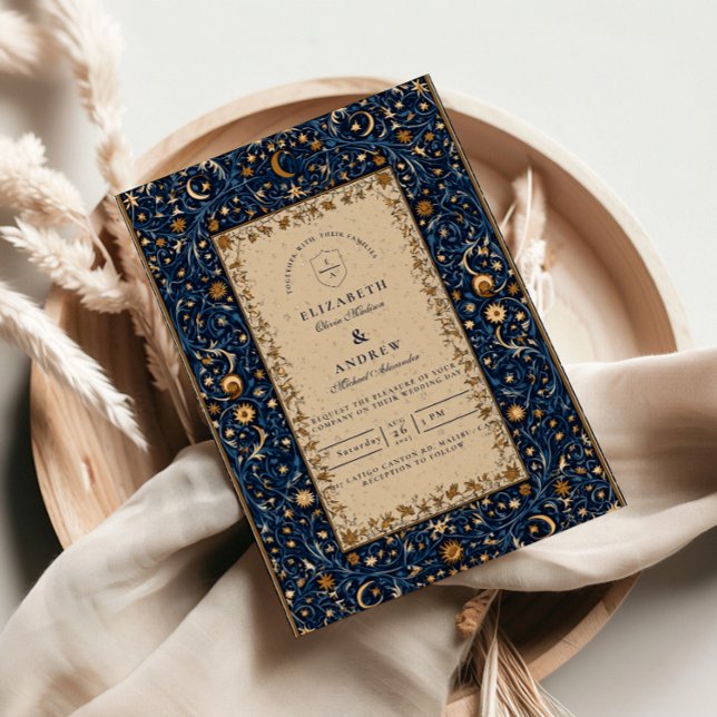 Invitation Noces célestes de minuit (Créateur téléchargé)