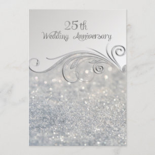 Invitation Noces d'argent 25 ans de mariage