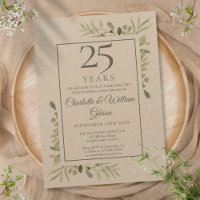 Noces d'argent Rustique 25 ans