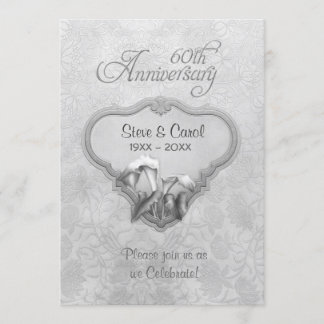Invitation Noces de diamant 60 ans de mariage