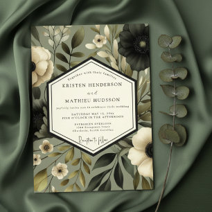 Invitation Noces de la Nuit Florale Sauge