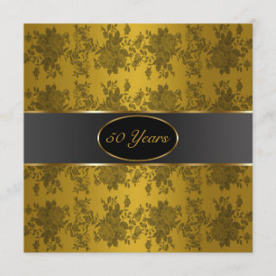 Invitation Noces d'or 50e anniversaire de mariage