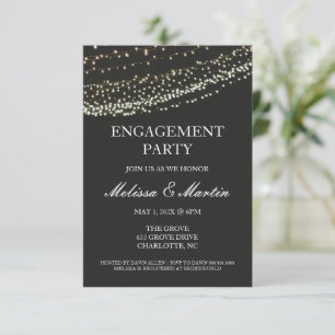 Invitation nocturne à la chaîne de la partie d'eng