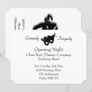 Invitation nocturne du théâtre