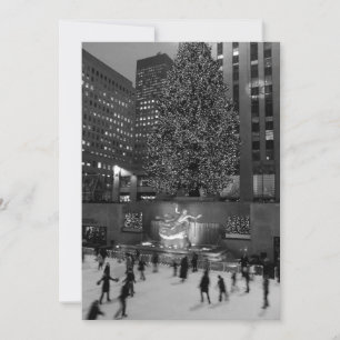 Invitation Noël à Rockefeller Vide