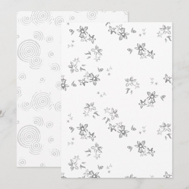 Invitation Noël | Action de grâce | Chemises et Cadeaux de Fa (Devant / Derrière)