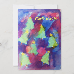 INVITATION NOËL ARBRE - FÊTE