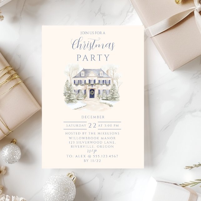 Invitation Noël au Manoir Bleu (Créateur téléchargé)