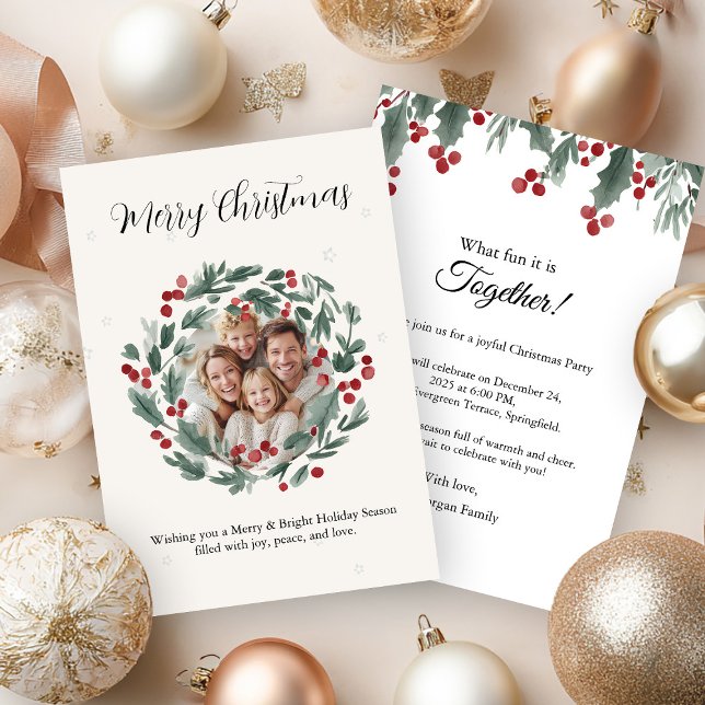 Invitation Noël aux Sourires Chauds (Créateur téléchargé)