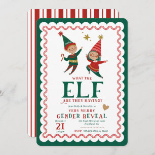 Invitation Noël Ce que le genre elfe révèle