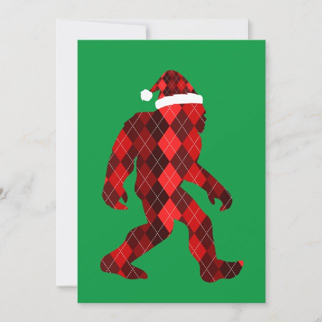 Invitation Noël de Bigfoot - Noël drôle (Devant)