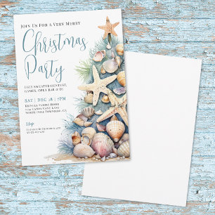 Invitation Noël de plage élégant