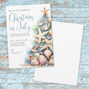 Invitation Noël De Plage En Juillet