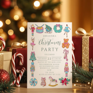 Invitation Noël du ballet Casse-Noisette
