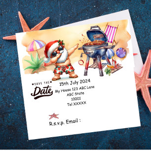 Invitation Noël en juillet avec SANTA CLAUS Enregistrer la da